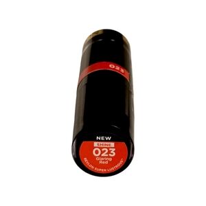 New Red Revlon Super Lustrous Glass Shine Lipstick #23 Glaring Red